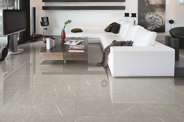 porcelain tile flooring in a living room