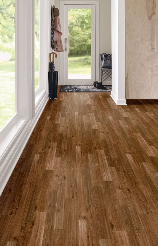 Armstrong Oak Creek Vinyl Sheet - Chestnut Brown