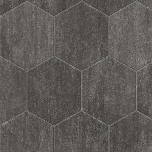 Armstrong Stone Hex Vinyl Sheet - Slate Gray